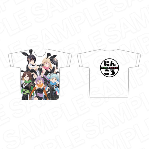 『忍者と殺し屋のふたりぐらし』フルグラフィックTシャツ バニンジャ ver.